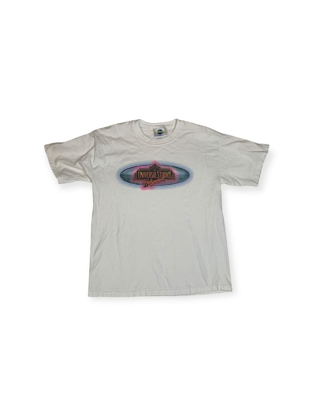 Vintage 90s unisex large Universal Studio Hollywood shirt tee white Disney resor